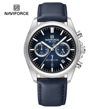 Load image into Gallery viewer, NAVIFORCE NF 8082L Midnight Chrono Men's Blue Chronograph Watch