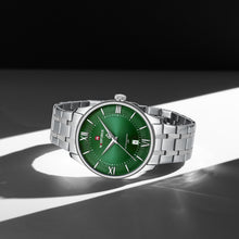 Load image into Gallery viewer, Naviforce 9272 – Emerald Temptation Men’s Stainless Steel Wrist Watch