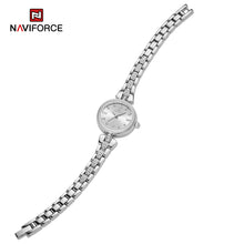 Load image into Gallery viewer, Subtle Silver Dress Watch for ladies Naviforce NF5034