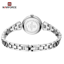 Load image into Gallery viewer, Subtle Silver Dress Watch for ladies Naviforce NF5034