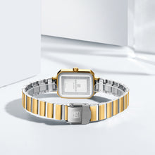 Load image into Gallery viewer, NF5050 Rose Gold Rectangular Royal Blur Dail Ladies Wrist Watch