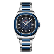 Load image into Gallery viewer, NAVIFORCE Blue & Silver Men's Watch