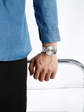 Load image into Gallery viewer, NAVIFORCE Silver Prestige Men's Stainless Steel Watch NF9291