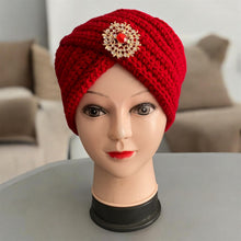 Load image into Gallery viewer, Glam Twist Turban – Elegant Crochet Headwrap