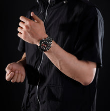 Load image into Gallery viewer, black stainless steel watch