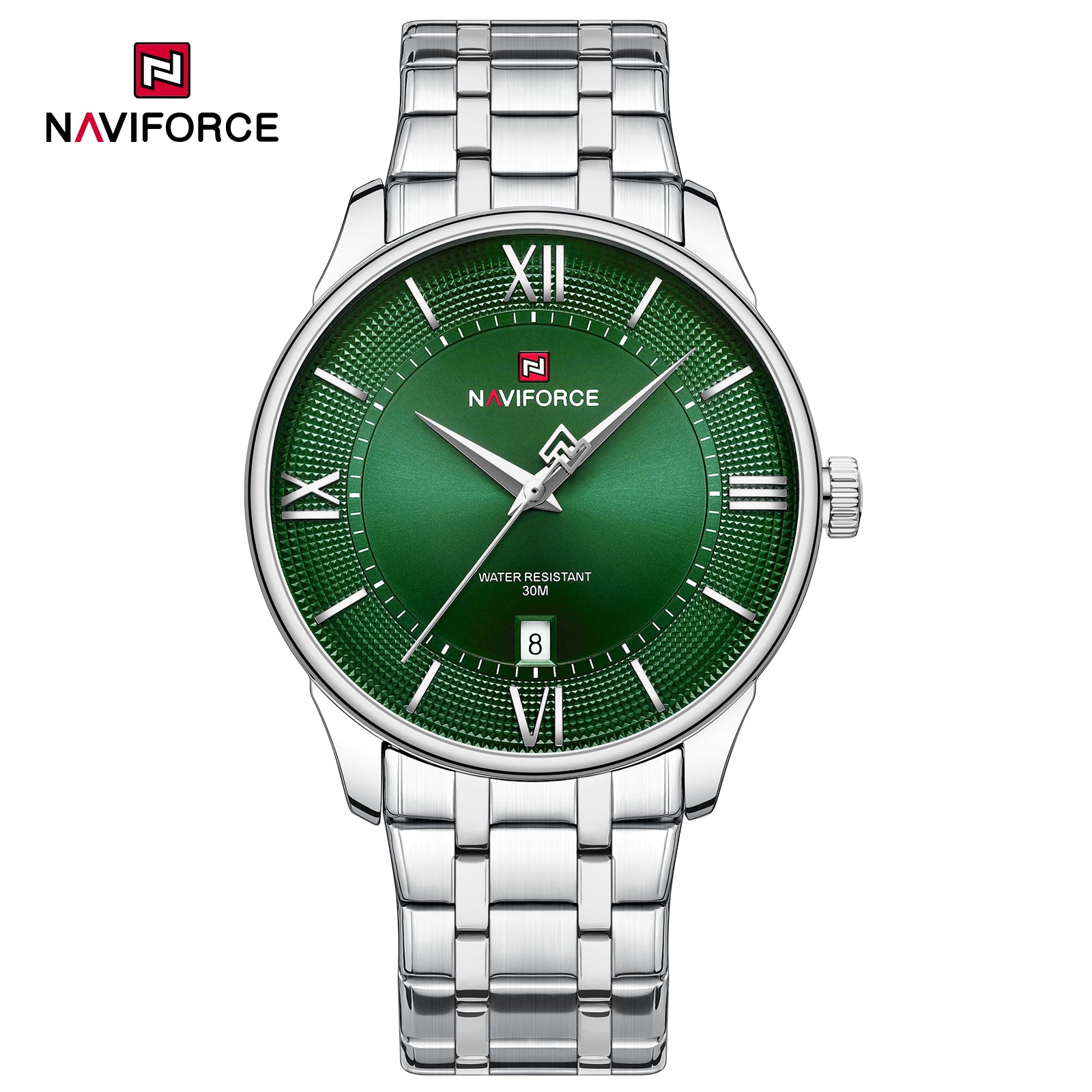 Naviforce 9272 – Emerald Temptation Men's Stainless Steel Wrist