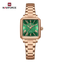 Load image into Gallery viewer, Naviforce 5065 – Emerald Hour Allure Ladies Wrist Watch

