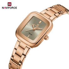 Load image into Gallery viewer, NAVIFORCE Rosewood Luxe ladies's Rose-Gold Watch
