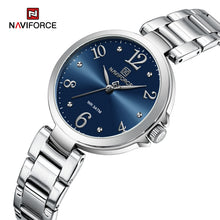 Load image into Gallery viewer, Minimalist Ladies Silver Naviforce NF5031 Ladies WristWatch
