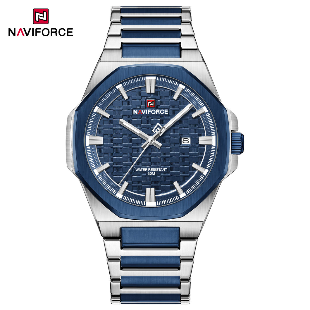 Naviforce 9245 Blue Edition Presense definer Man's Wrist Watch