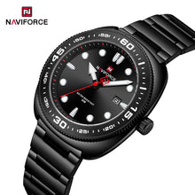 Load image into Gallery viewer, Gleam Rugged Stainless Steel Man&#39;s Wrist Watch Naviforce NF9250
