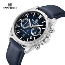 Load image into Gallery viewer, NAVIFORCE NF 8082L Midnight Chrono Men's Blue Chronograph Watch
