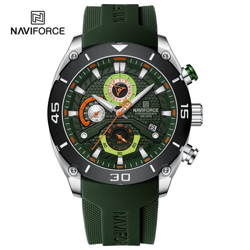 Mens green dial watch