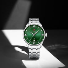 Load image into Gallery viewer, Naviforce 9272 – Emerald Temptation Men’s Stainless Steel Wrist Watch
