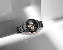 Load image into Gallery viewer, Naviforce 8076 – Obsidian Command Chronograph Men’s Wrist Watch
