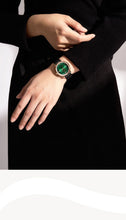 Load image into Gallery viewer, Exquisite Rose Gold Green ladies Navforce NF5036 charming watch
