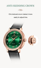 Load image into Gallery viewer, Exquisite Rose Gold Green ladies Navforce NF5036 charming watch
