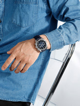Load image into Gallery viewer, NAVIFORCE NF 8082L Midnight Chrono Men's Blue Chronograph Watch
