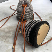 Load image into Gallery viewer, Cultural fit Handmade Bucket Crochet handbag for ladies

