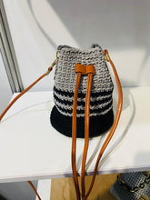 Load image into Gallery viewer, Cultural fit Handmade Bucket Crochet handbag for ladies
